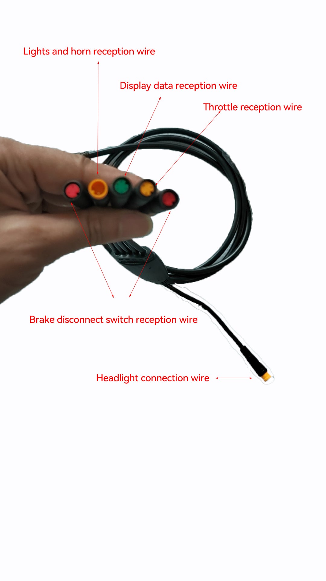 Electric Bike Cable Qianchice Original accessories  Conversion Accessories controller connect For Q8pro Electric Bike company - qianchice  ebike